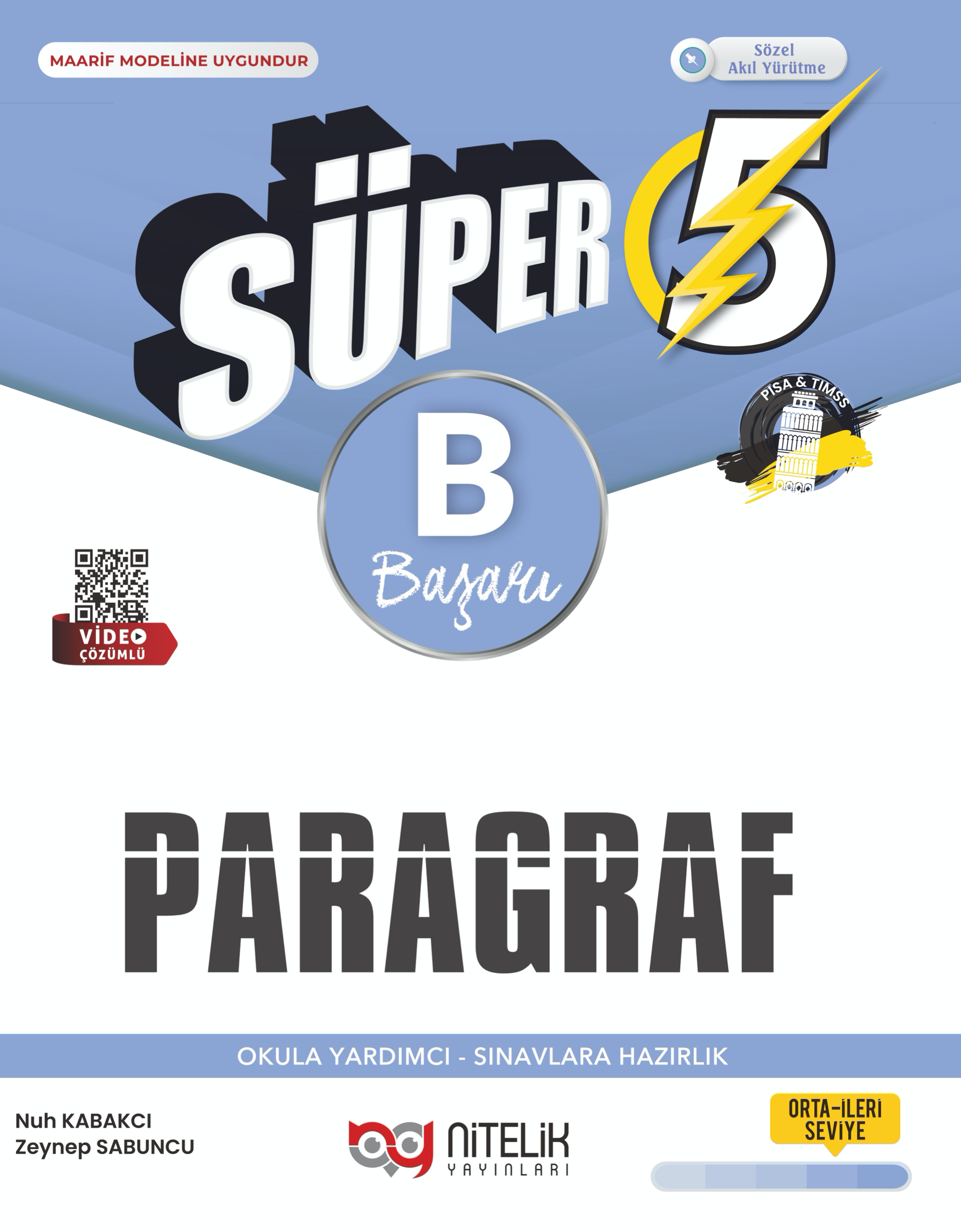 SÜPER 5 PARAGRAF BECERİ TEMELLİ SORU KİTABI (B)